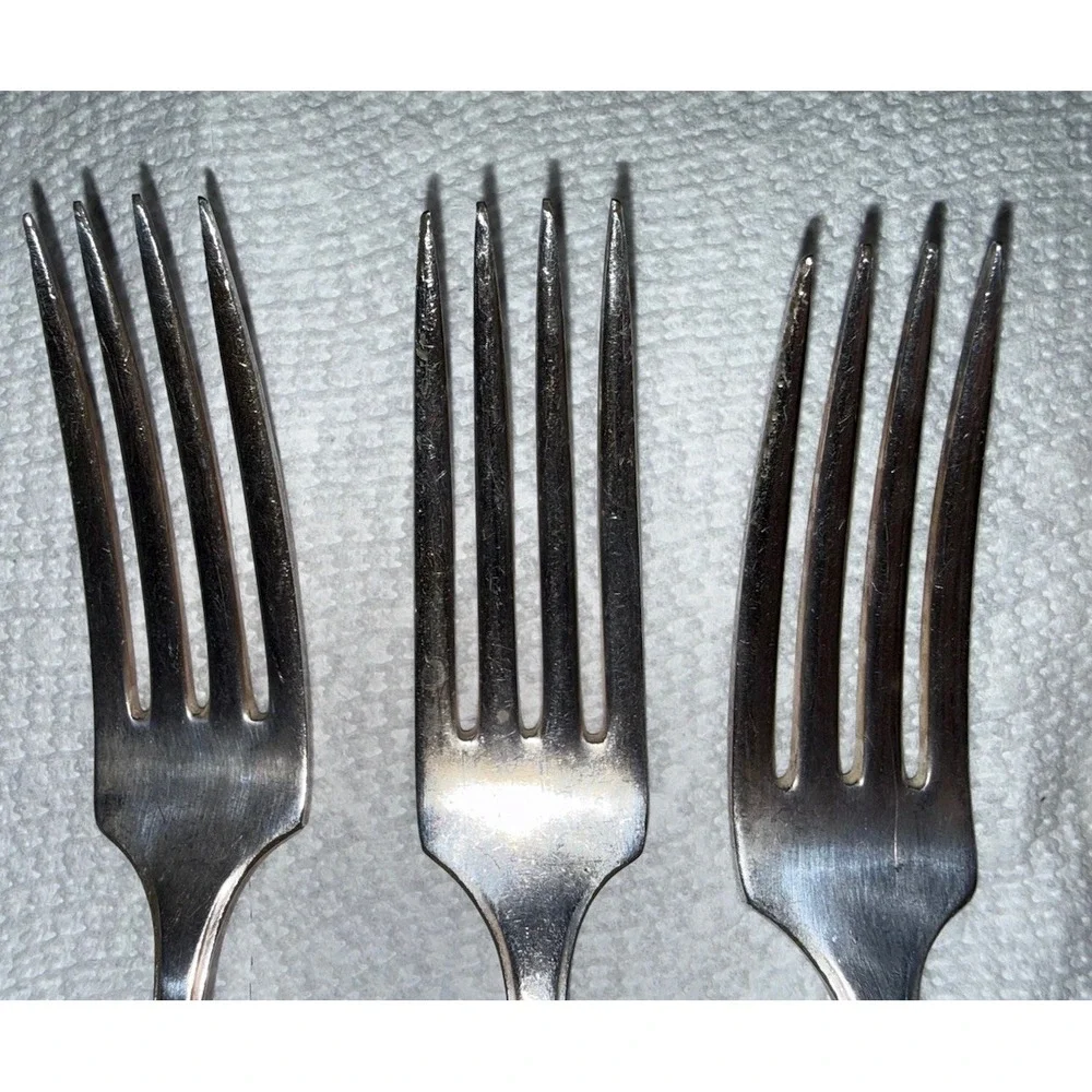 Community Plate‎ Milady Salad Forks Set of 4 – 1940 Silverplate Replacement